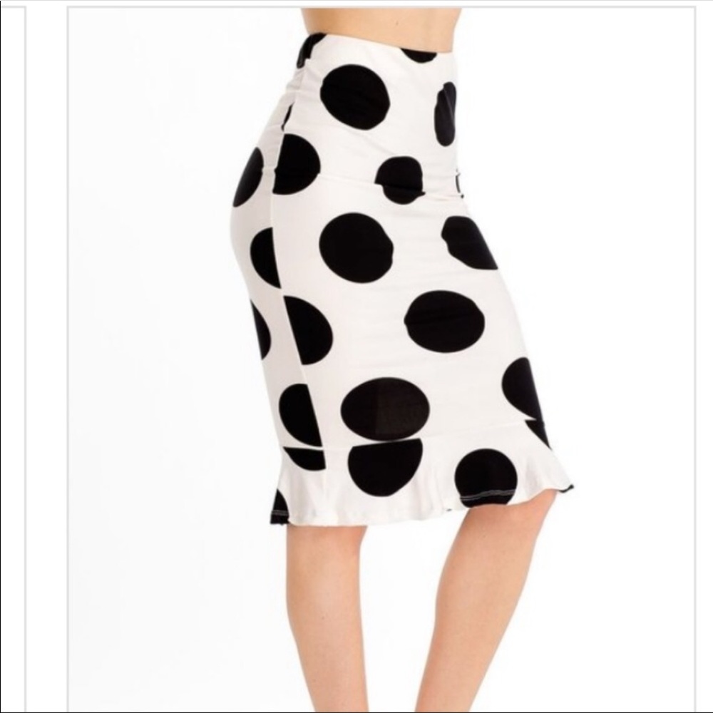 Polkadot skirt
